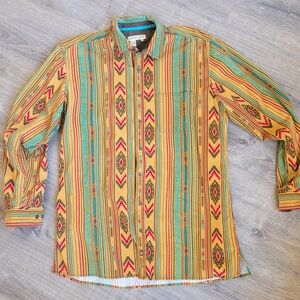 Multicolor Patterned Men's Shirt
